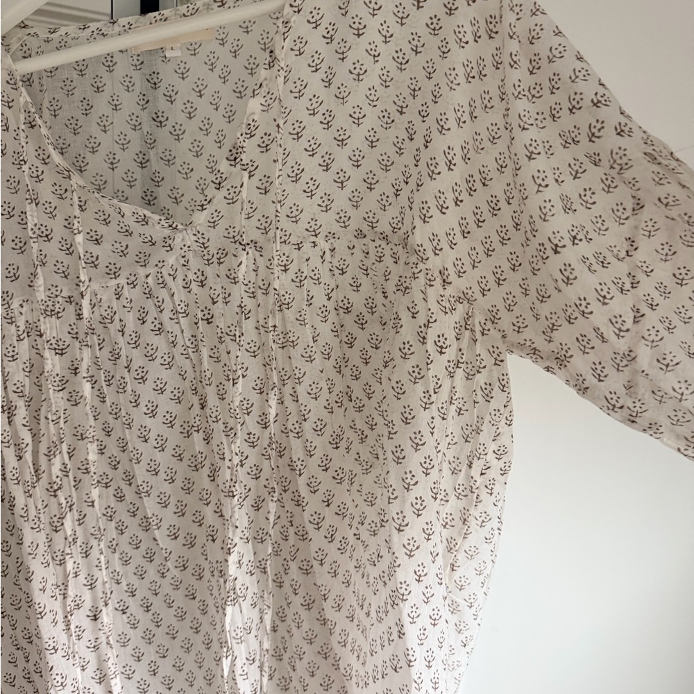 Daughters of India Rashmi Blouse - Cinnamon - Picture 3 of 4